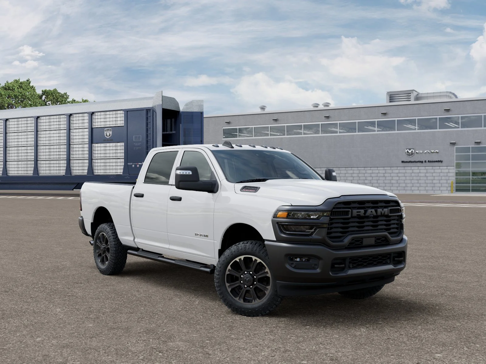 New 2027 Bright White Clear-Coat Exterior Paint RAM  image 3