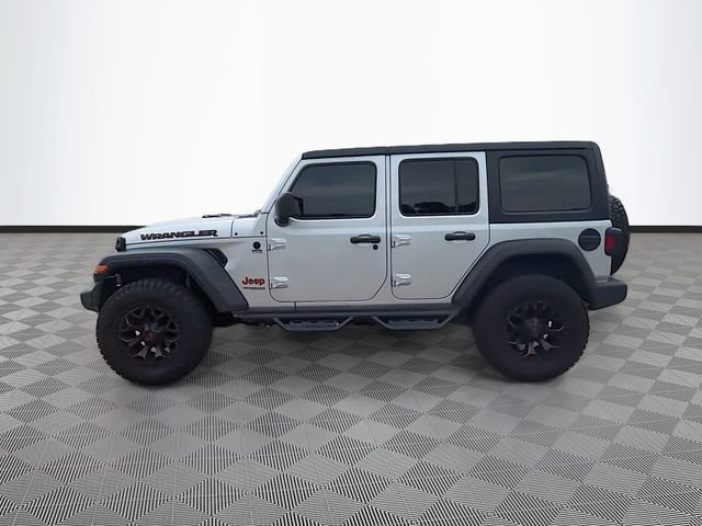 Used 2022 Silver Jeep Unlimited Sport Altitude image 4