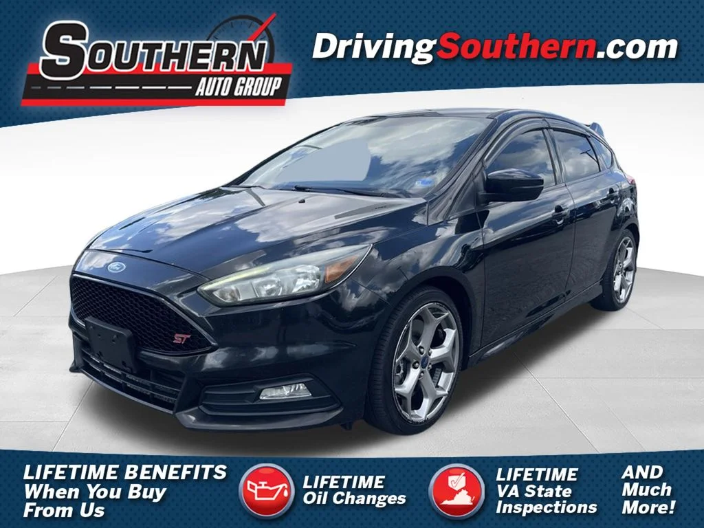 Used 2015 Black Ford ST image 1