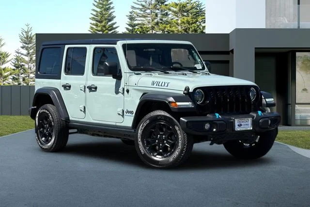 Used 2023 Gray Jeep Willys 4xe image 2