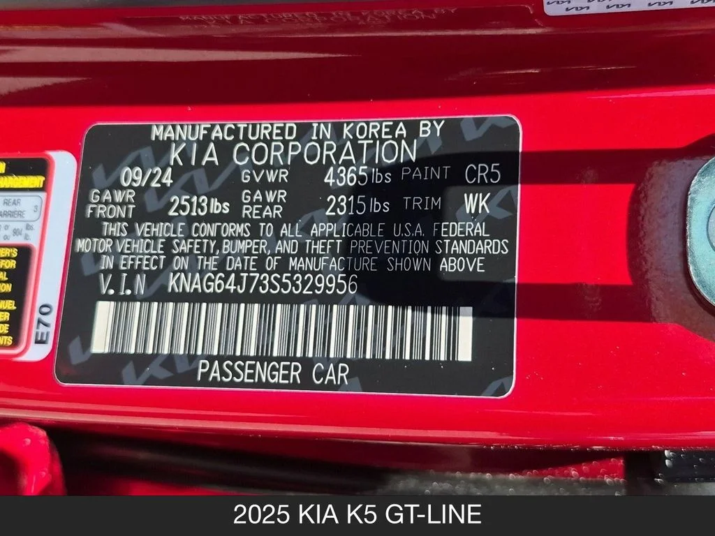 Used 2025 Red Kia GT-Line image 25