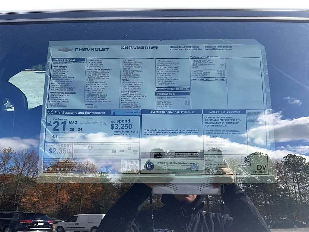 New 2026 Chevrolet Traverse Z71 4D Sport Utility