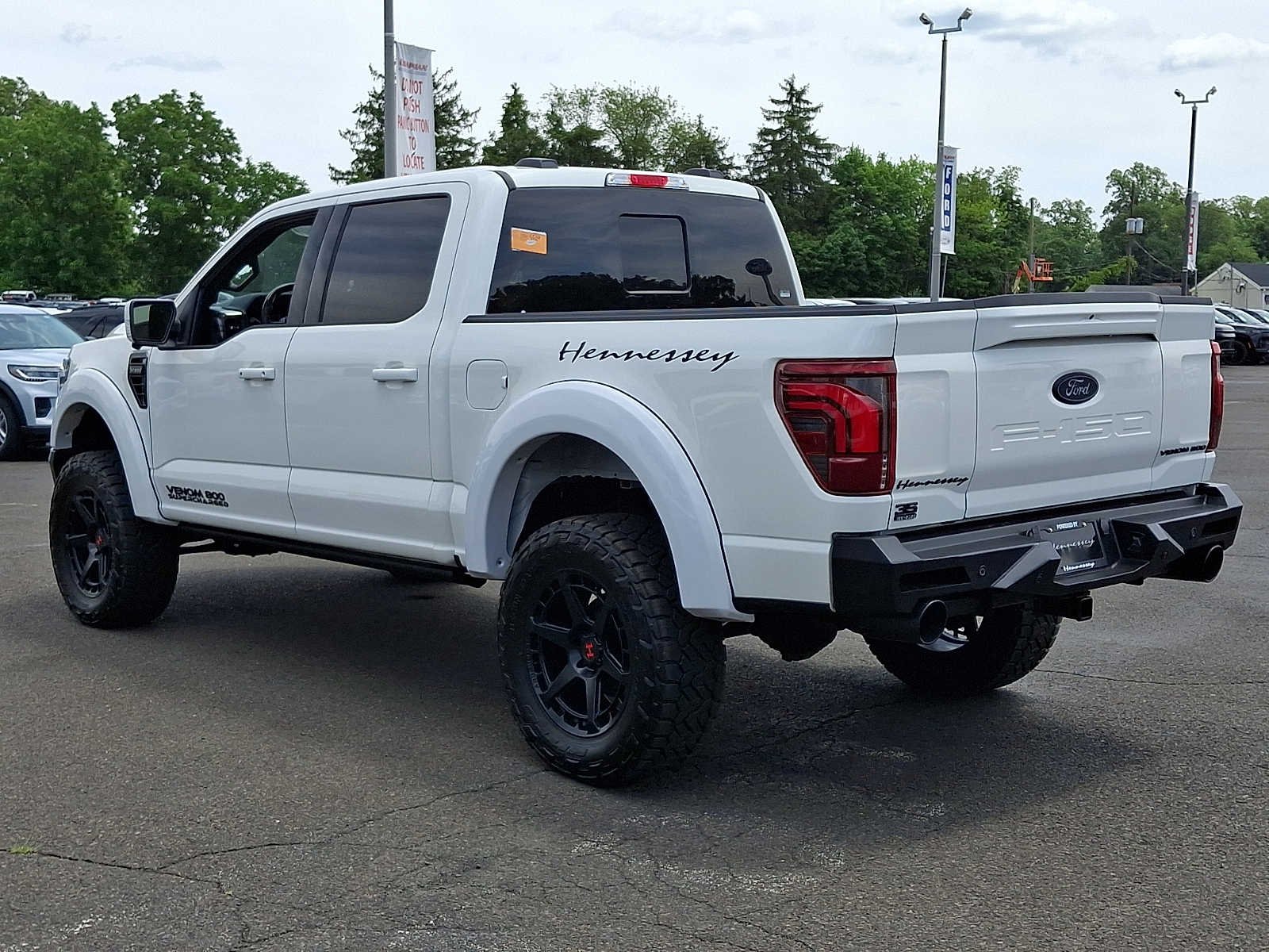 New 2026 Star White Metallic Tri-Coat Ford Lariat HENNESSEY VENOM 800 image 8