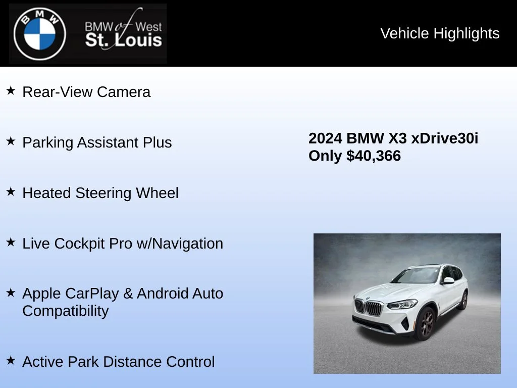 Used 2024 White BMW xDrive30i image 16