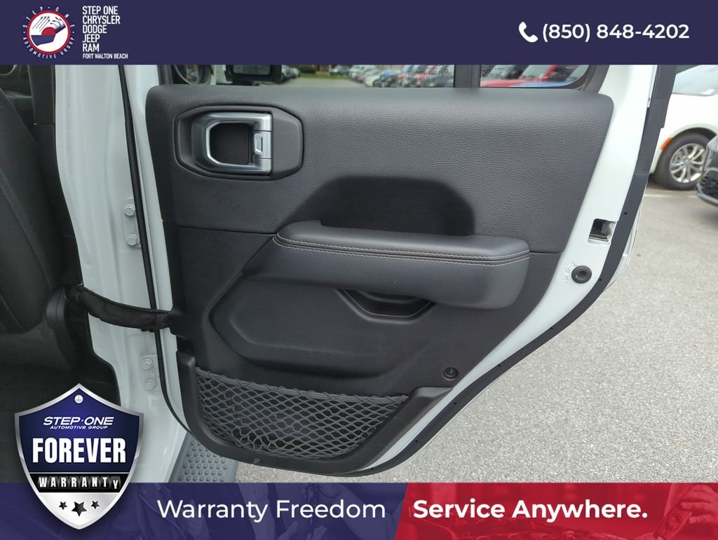 Used 2022 White Jeep Unlimited Sahara 4xe image 27
