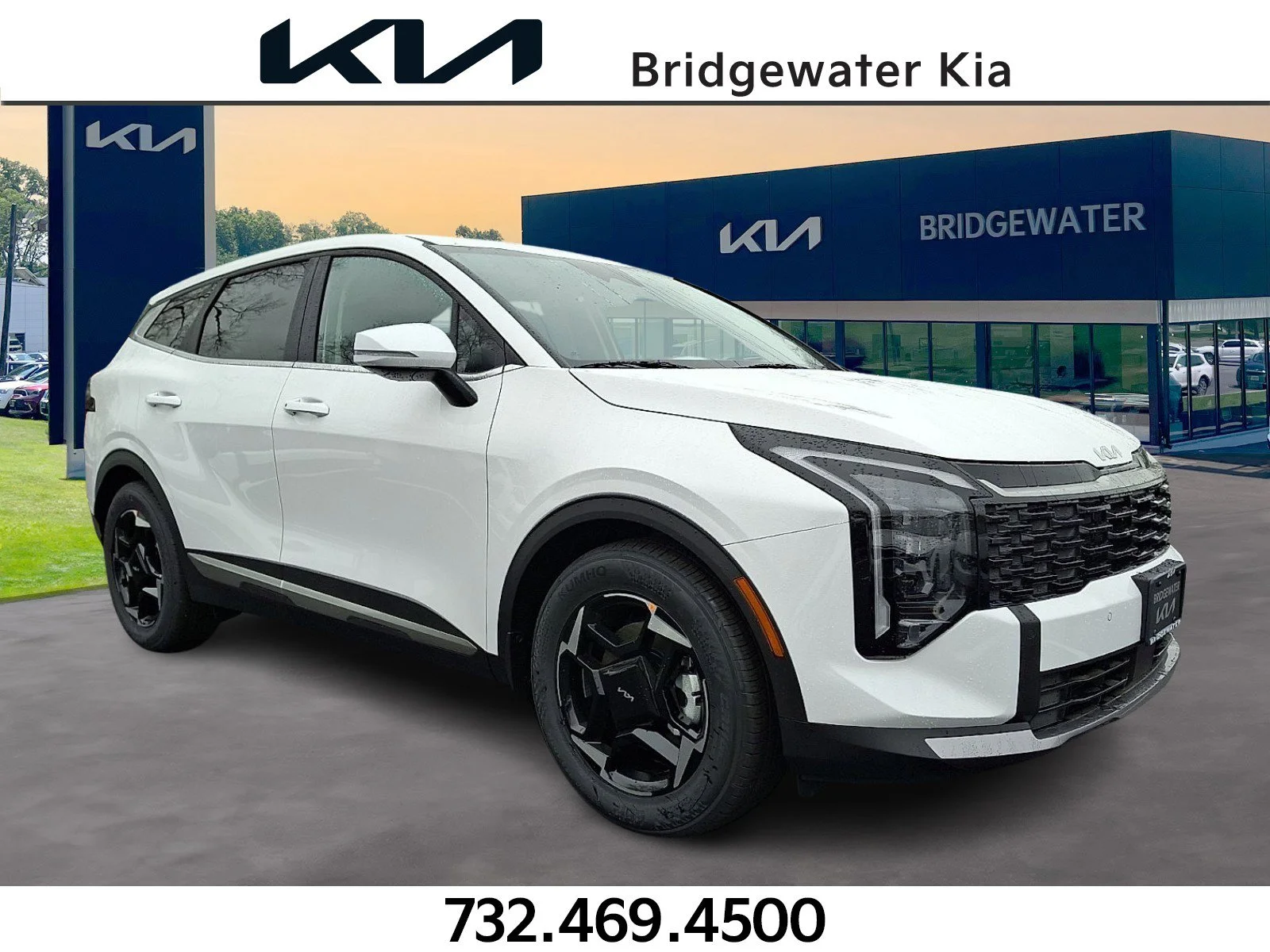 New 2026 Glacial White Pearl Kia EX image 1