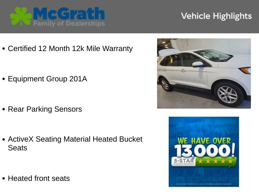 Certified Used 2023 White Ford SEL image 6