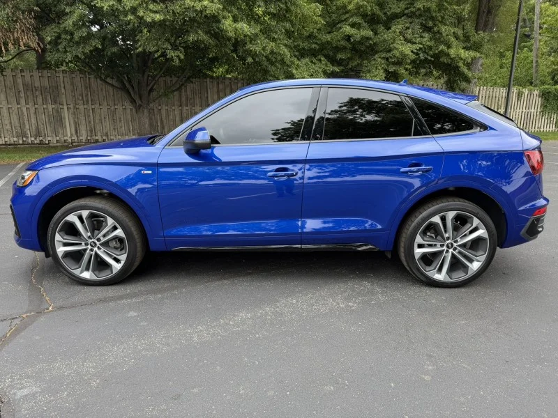 Certified Used 2023 Ultra Blue Metallic Audi S line Premium Plus image 4