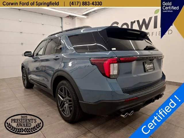 Certified Used 2025 Vapor Blue Ford ST image 4