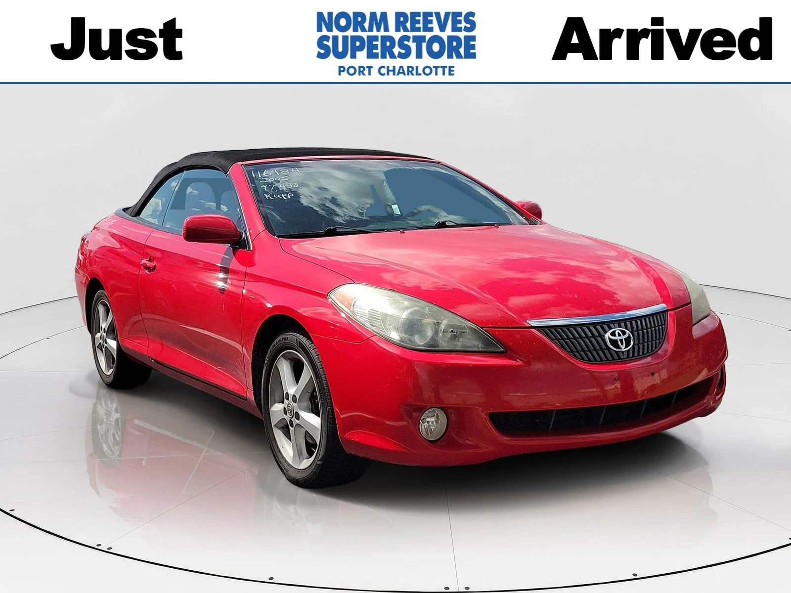 Used 2005 Absolutely Red Toyota SE image 1
