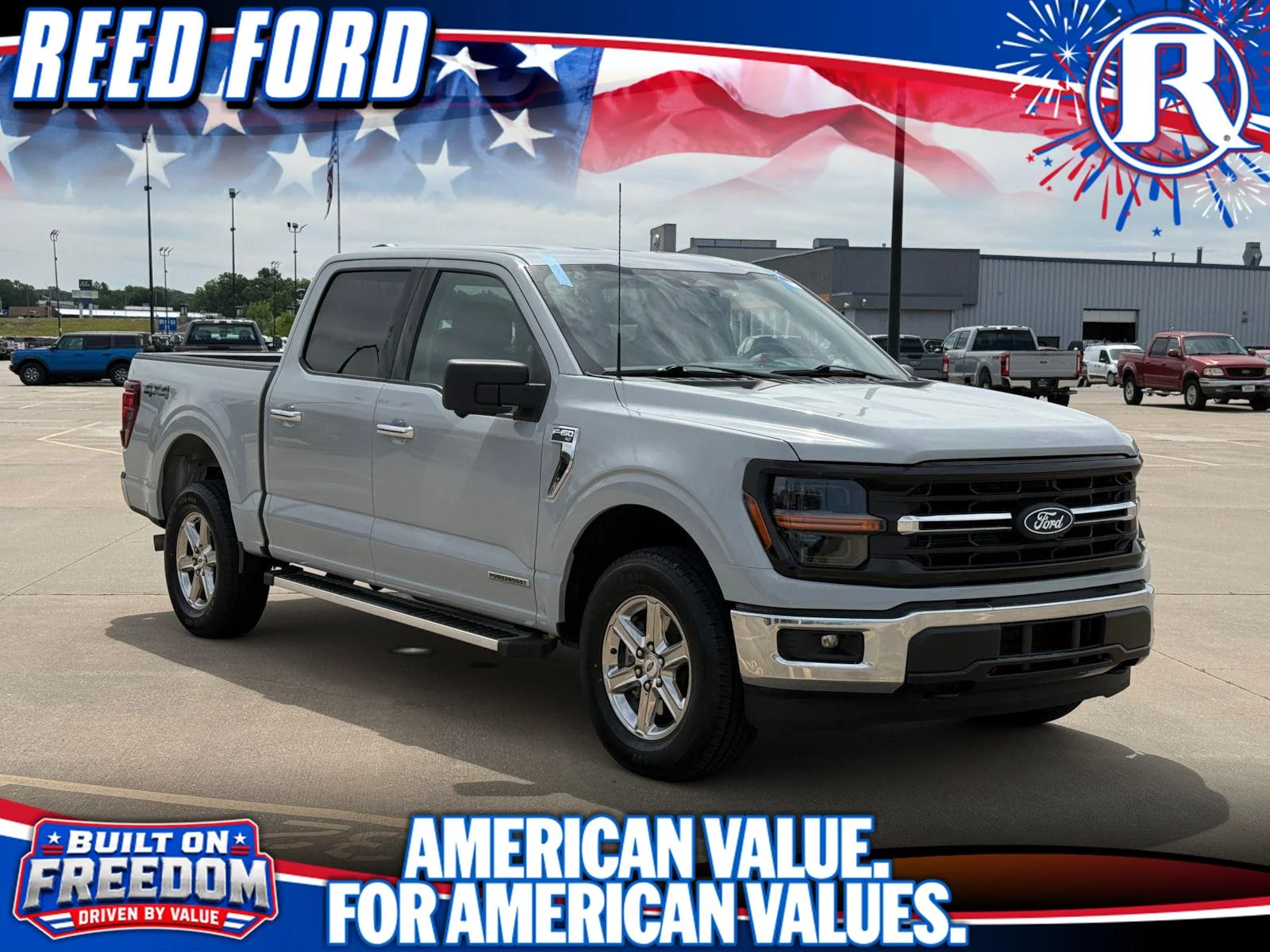 Certified Used 2024 Avalanche Gray Ford XLT image 1