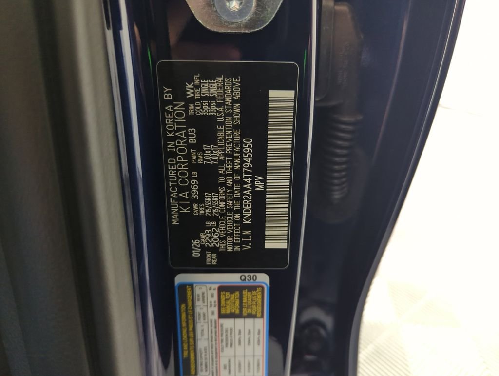 New 2026 Dark Ocean Blue Kia EX image 37
