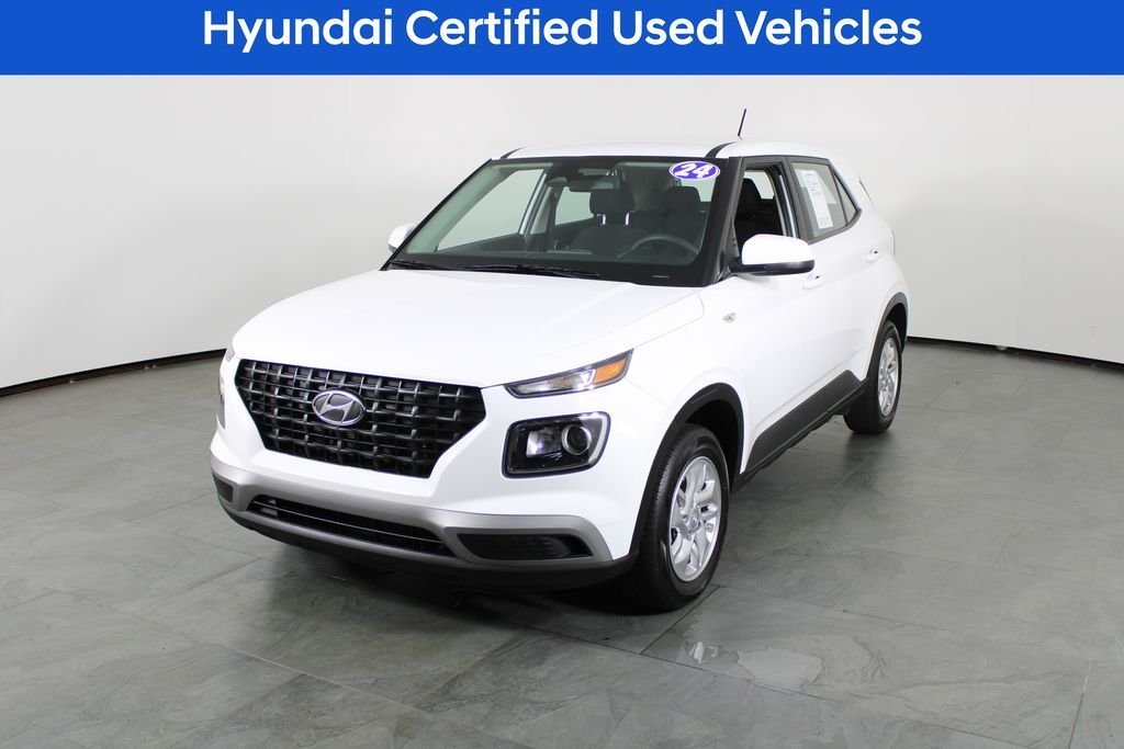 Certified Used 2024 White Hyundai SE image 2