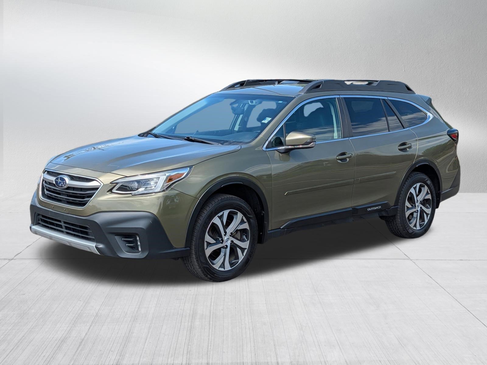 Used 2021 Autumn Green Metallic Subaru Limited image 3