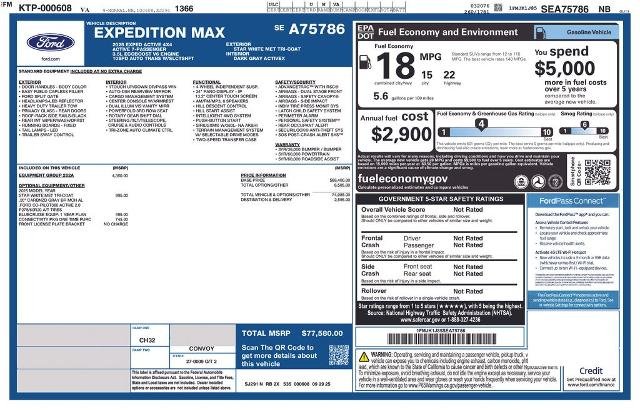 New 2025 Star White Metallic Tri-Coat Ford Active MAX image 40