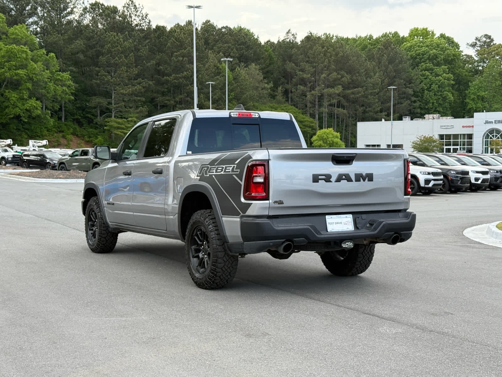 Used 2025 Billet Silver Metallic Clearcoat Ram Rebel image 4