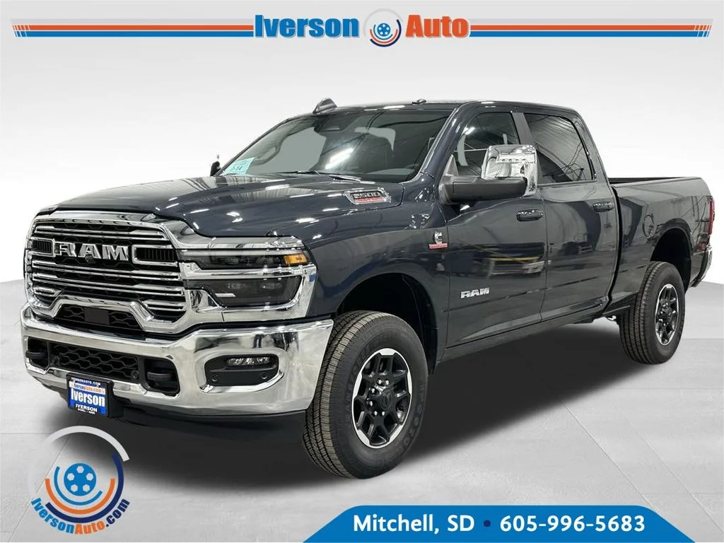 New 2026 Forged Blue Metallic Exterior Paint RAM Laramie image 3