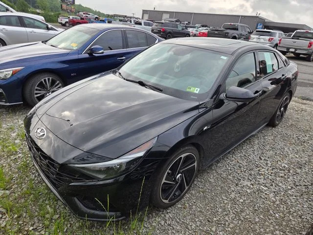 Used 2023 Onyx Black Hyundai N Line image 1