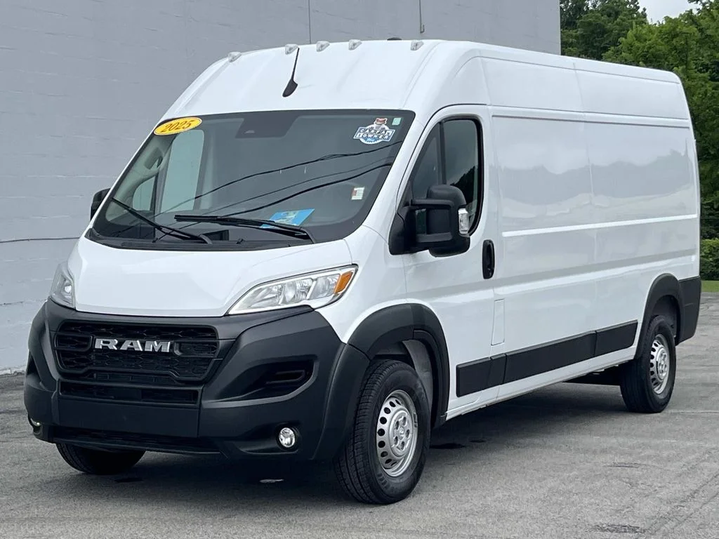 Used 2025 Bright White Clearcoat Ram Tradesman CARGO 159WB HIGH ROOF 3.6L image 4
