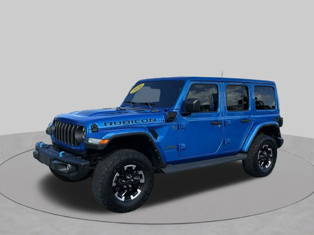 Used 2024 Blue Jeep Rubicon 4xe image 2