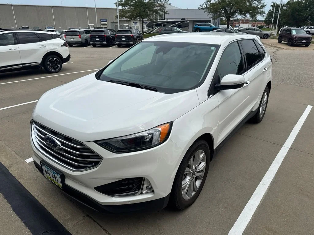 Used 2023 White Ford Titanium image 2