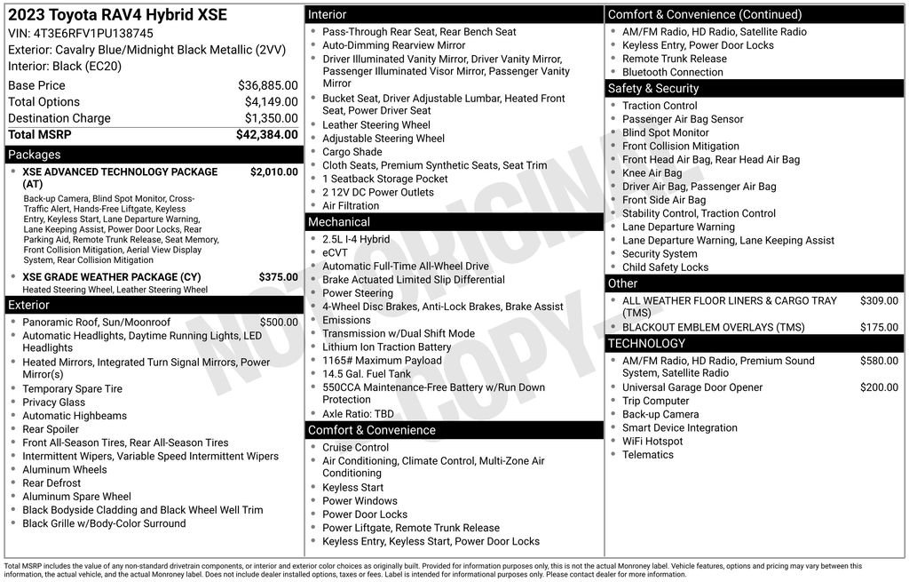 Used 2023 Blue Toyota XSE image 7
