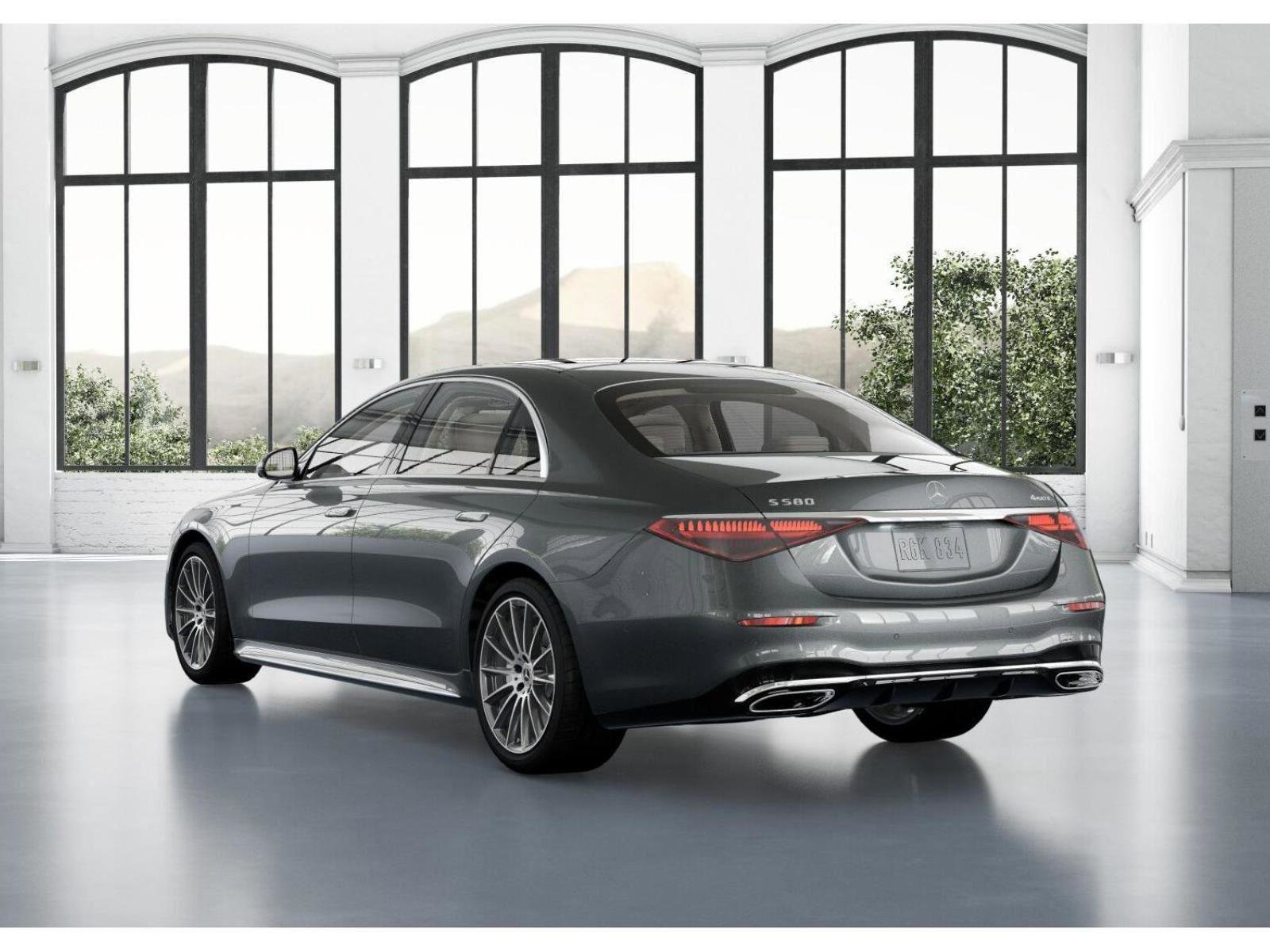 New 2026 Selenite Grey Metallic Mercedes-Benz S 580 image 7