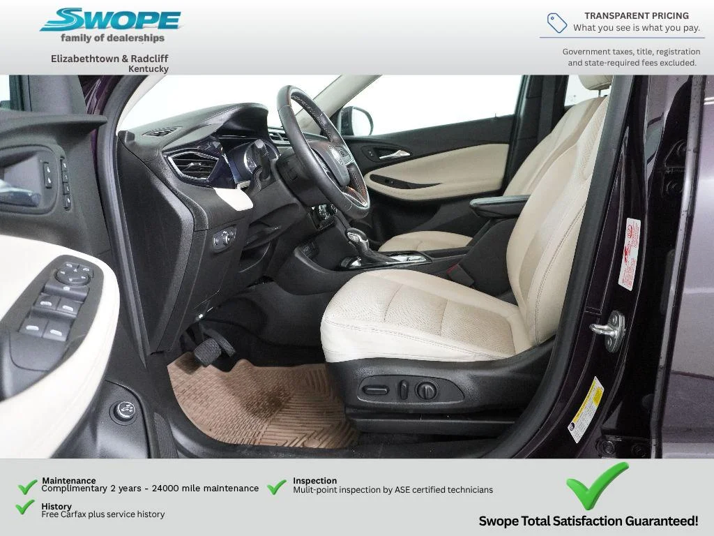 Used 2021 Black Currant Metallic Buick Essence image 12