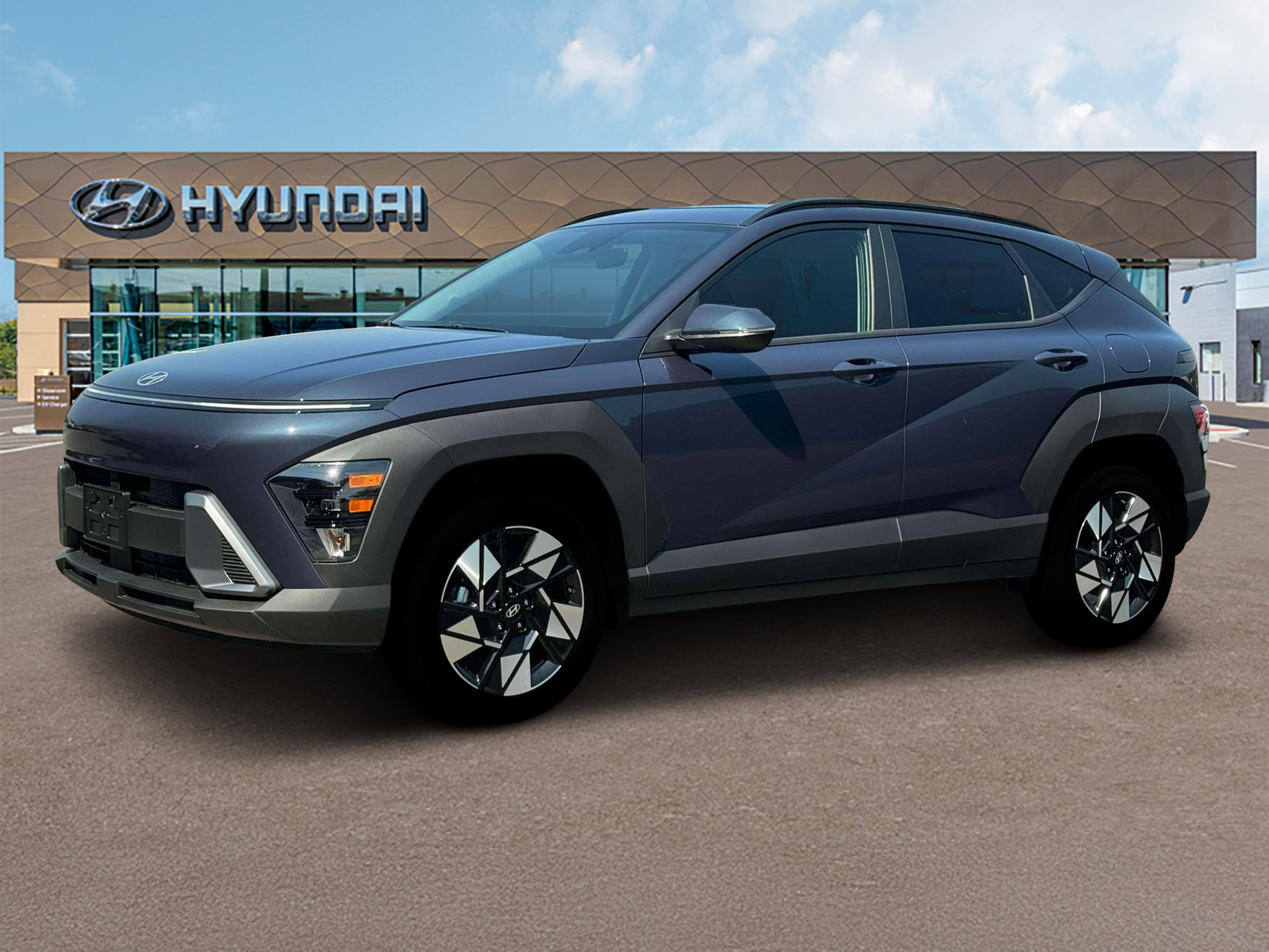 New 2025 Blue Hyundai SEL AWD image 2