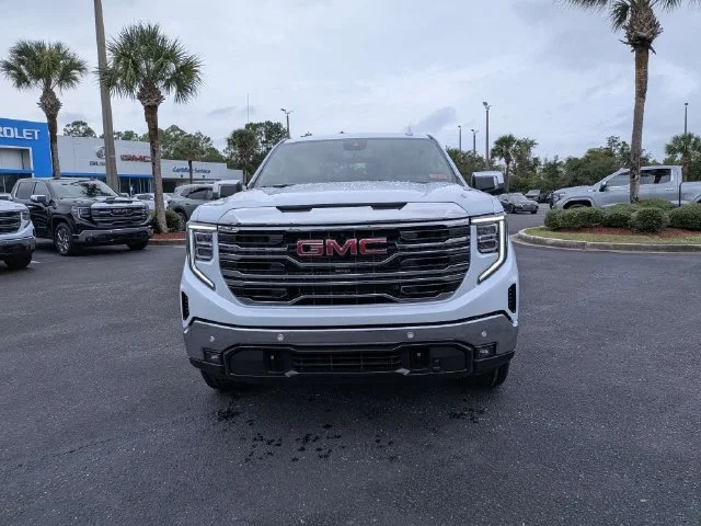 New 2026 Glacier White Tricoat GMC SLT image 8