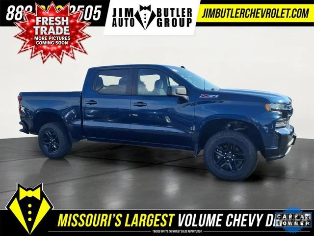 Used 2021 NORTHSKY BLUE METALLIC Chevrolet LT Trail Boss image 23