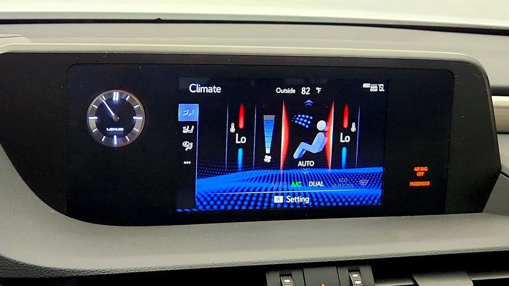Used 2021 Ultra White Lexus ES 350 F SPORT w/ F SPORT Heated Leather Steering Wheel image 20