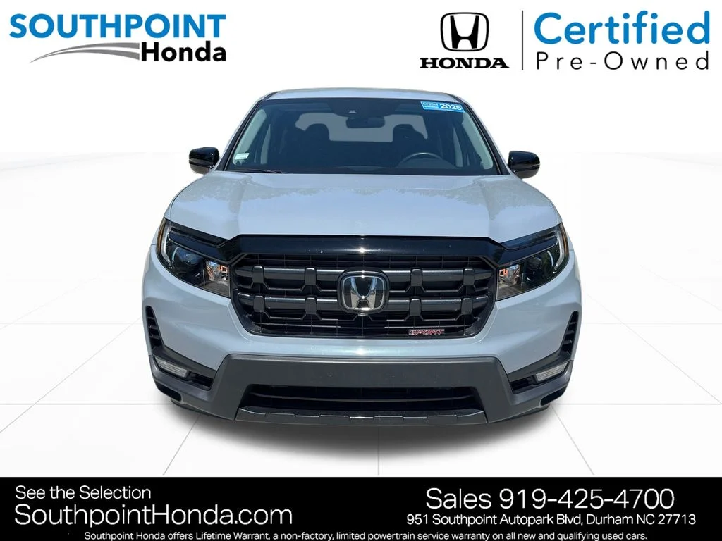 Certified Used 2025 Sonic Gray Pearl Honda AWD SPORT image 2