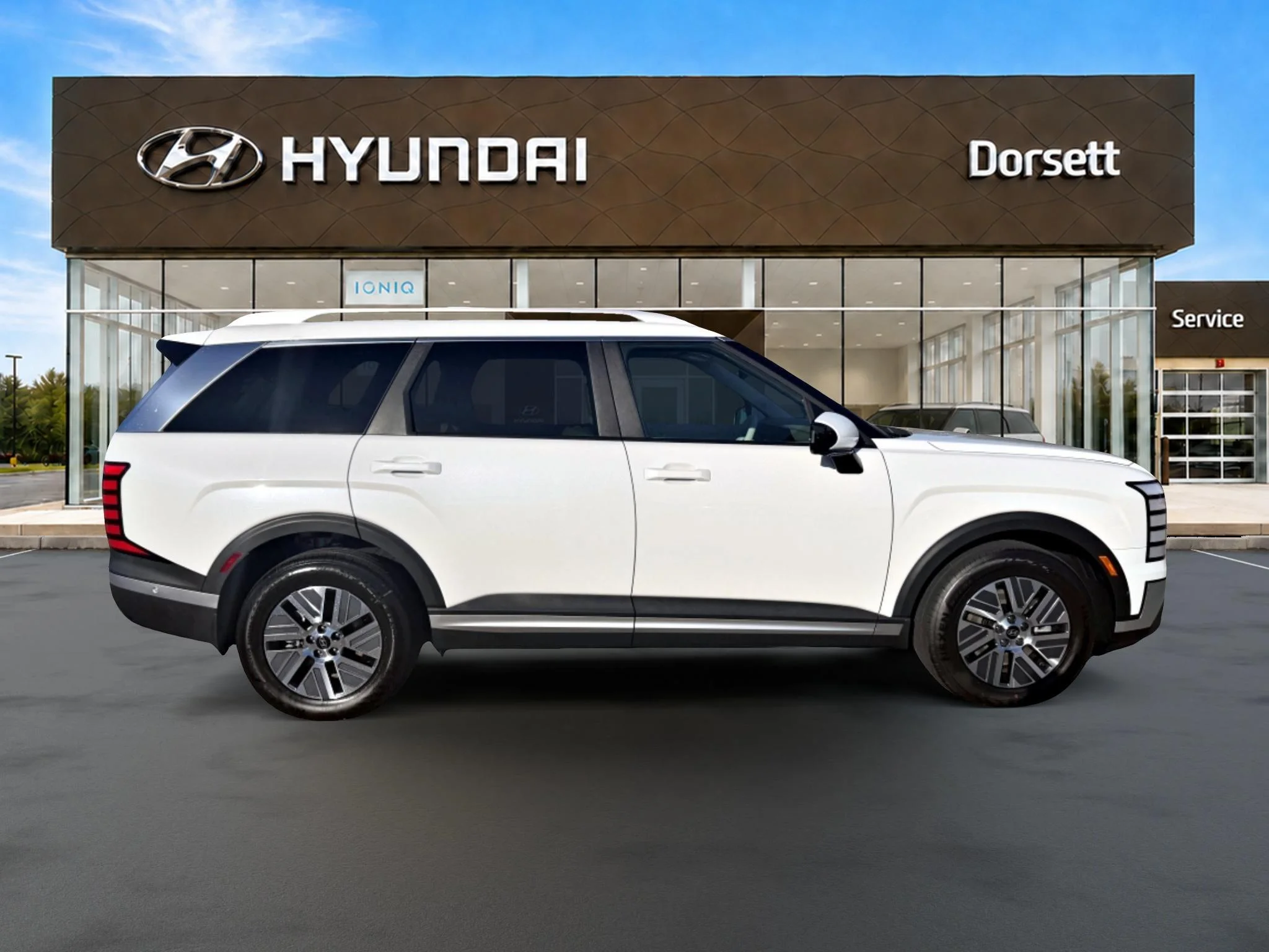 New 2026 Creamy White Pearl Hyundai SEL Premium 7P image 7