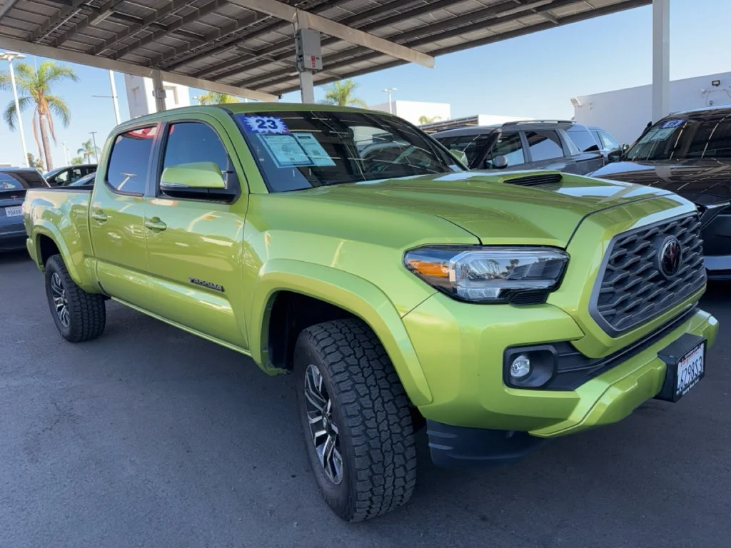 Used 2023 Electric Lime Toyota TRD Sport image 3
