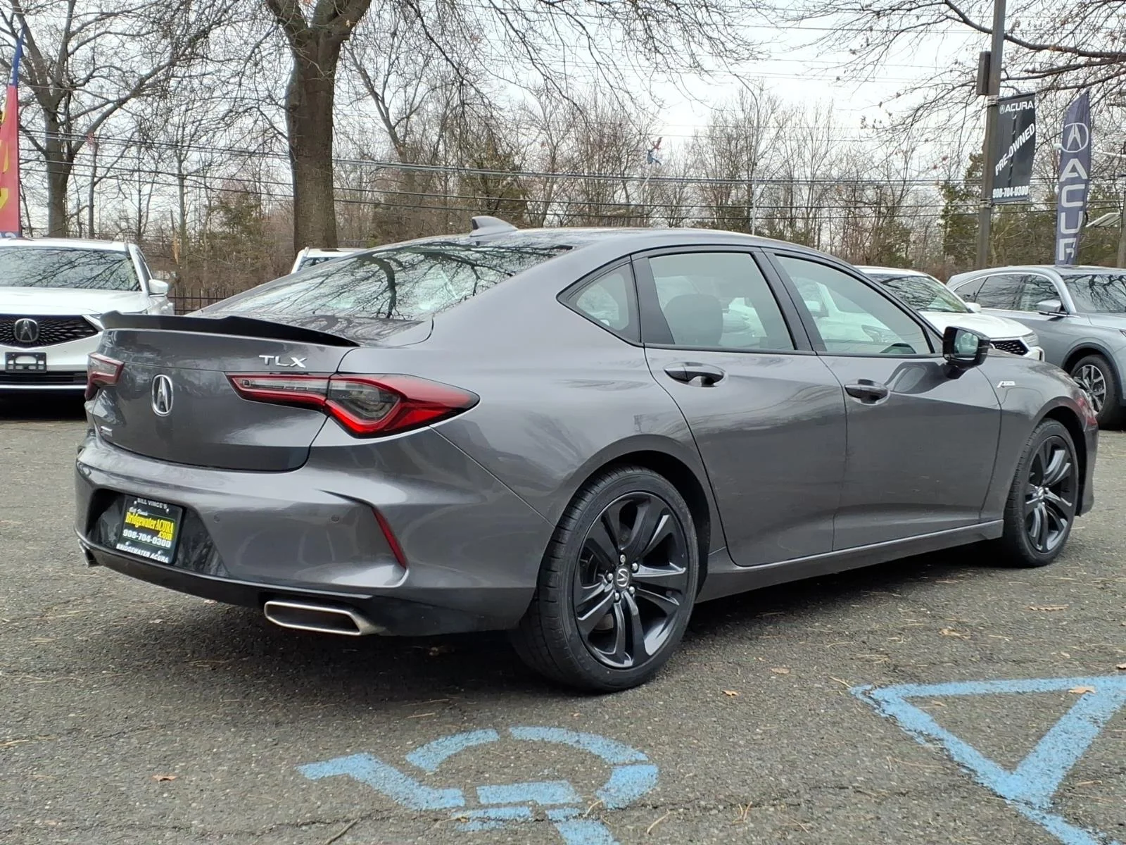 Used 2021 Modern Steel Metallic Acura A-Spec image 4