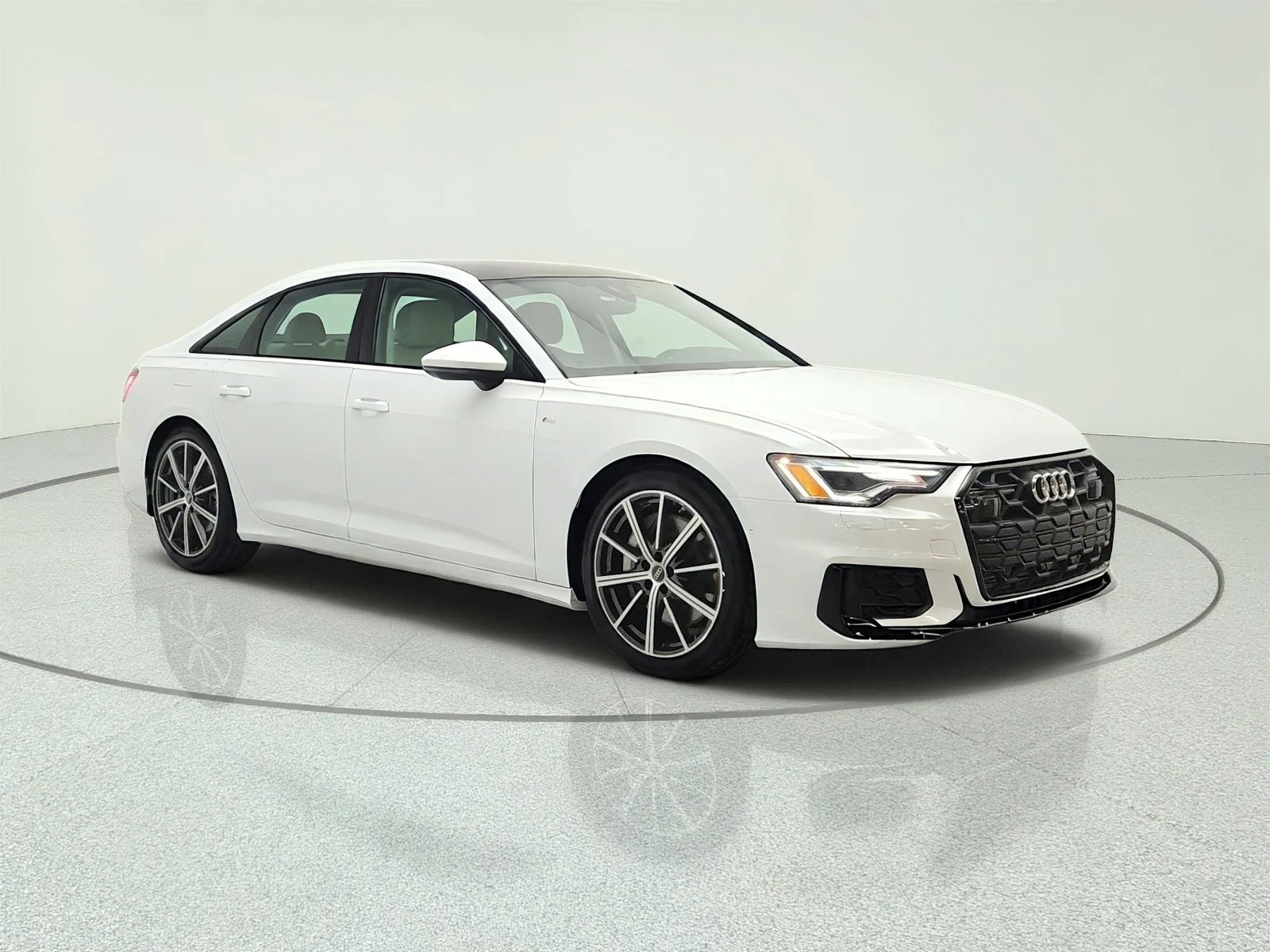 Used 2025 Glacier White Metallic Audi Premium image 3