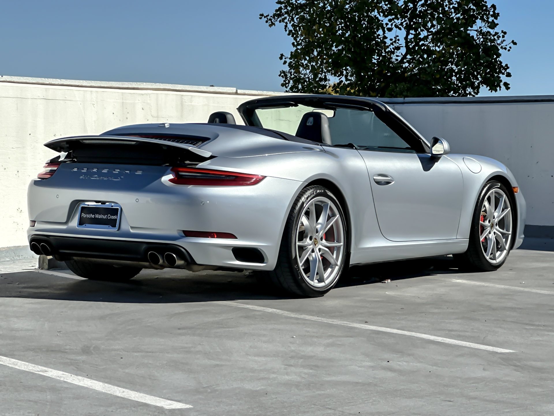 Certified Used 2017 Silver Porsche Carrera S Cabriolet image 9