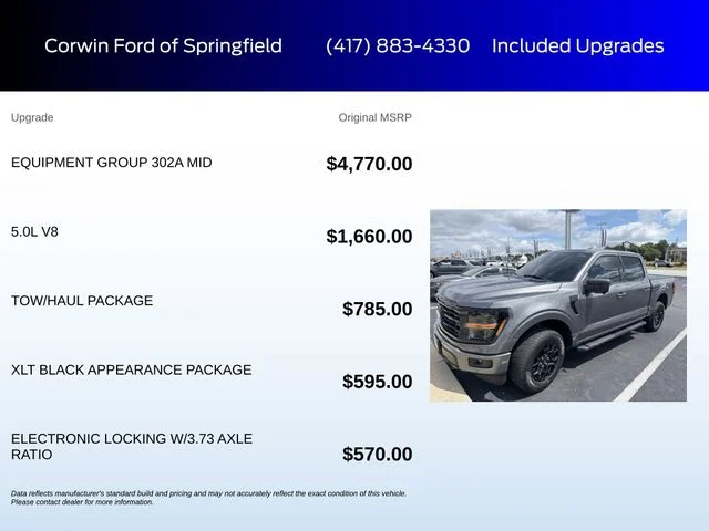 Certified Used 2024 Carbonized Gray Metallic Ford XLT image 6