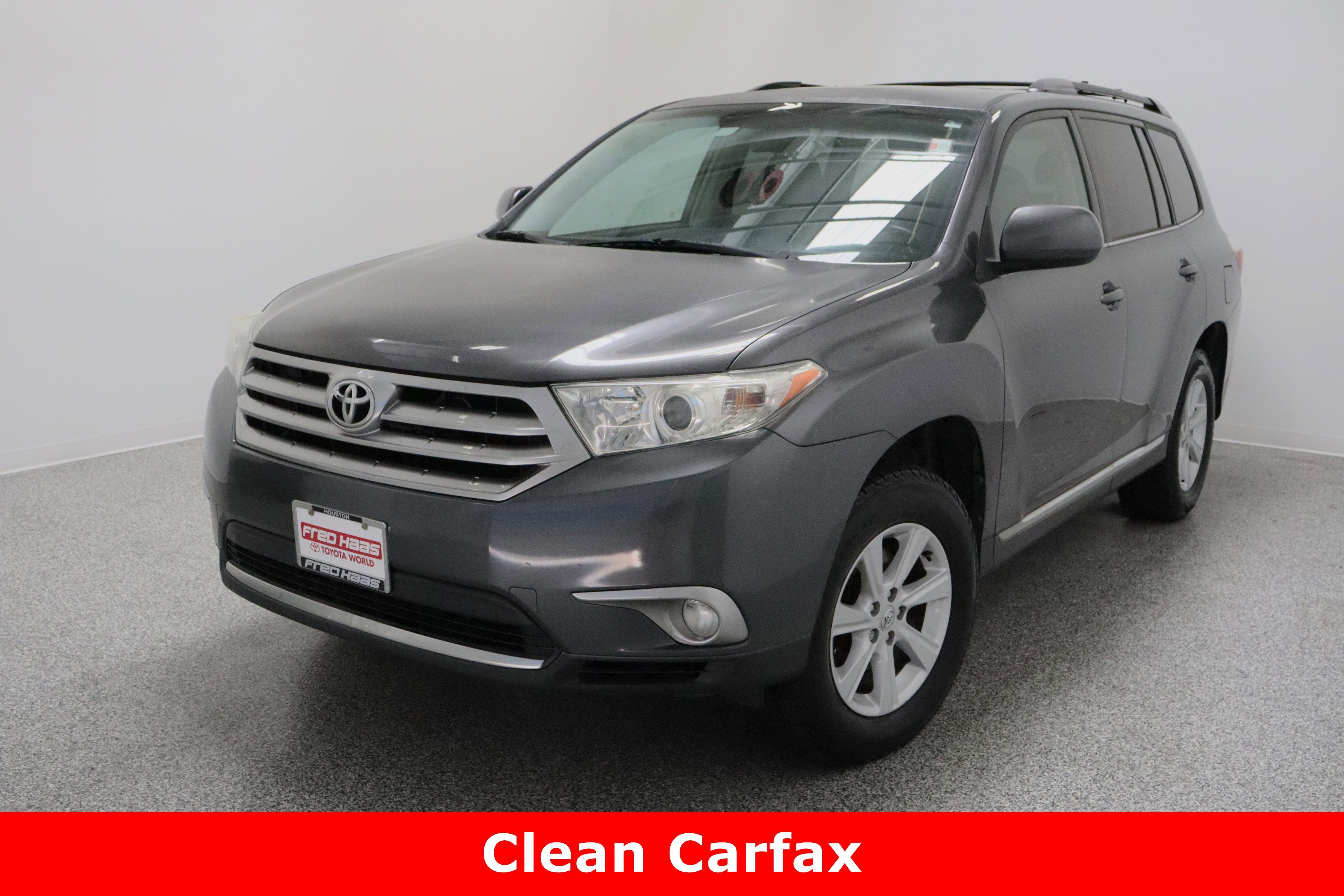 Used 2013 Toyota Highlander Plus with VIN 5TDZK3EH8DS119550 for sale in Spring, TX