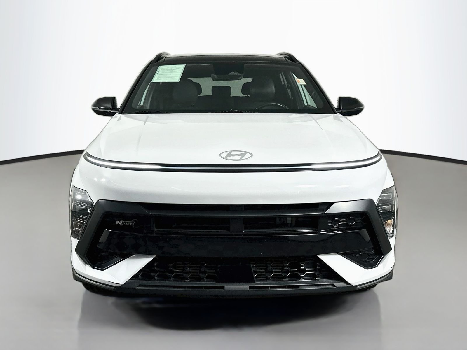 Used 2024 Atlast White w/Black Roof Hyundai N Line image 2