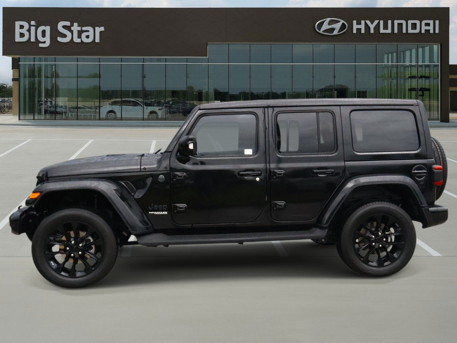 Used 2022 Black Clearcoat Jeep Unlimited Sahara High Altitude image 2