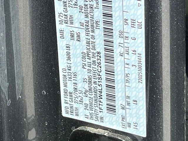 Certified Used 2025 Gray Ford Tremor image 36