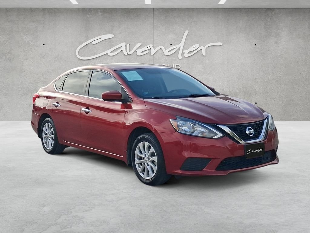 Used 2018 Nissan Sentra SV with VIN 3N1AB7AP6JY289687 for sale in San Marcos, TX