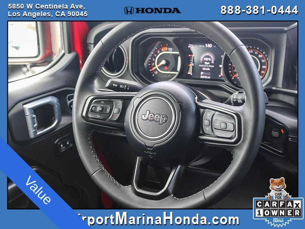 Used 2025 Red Clearcoat Jeep Rubicon image 10