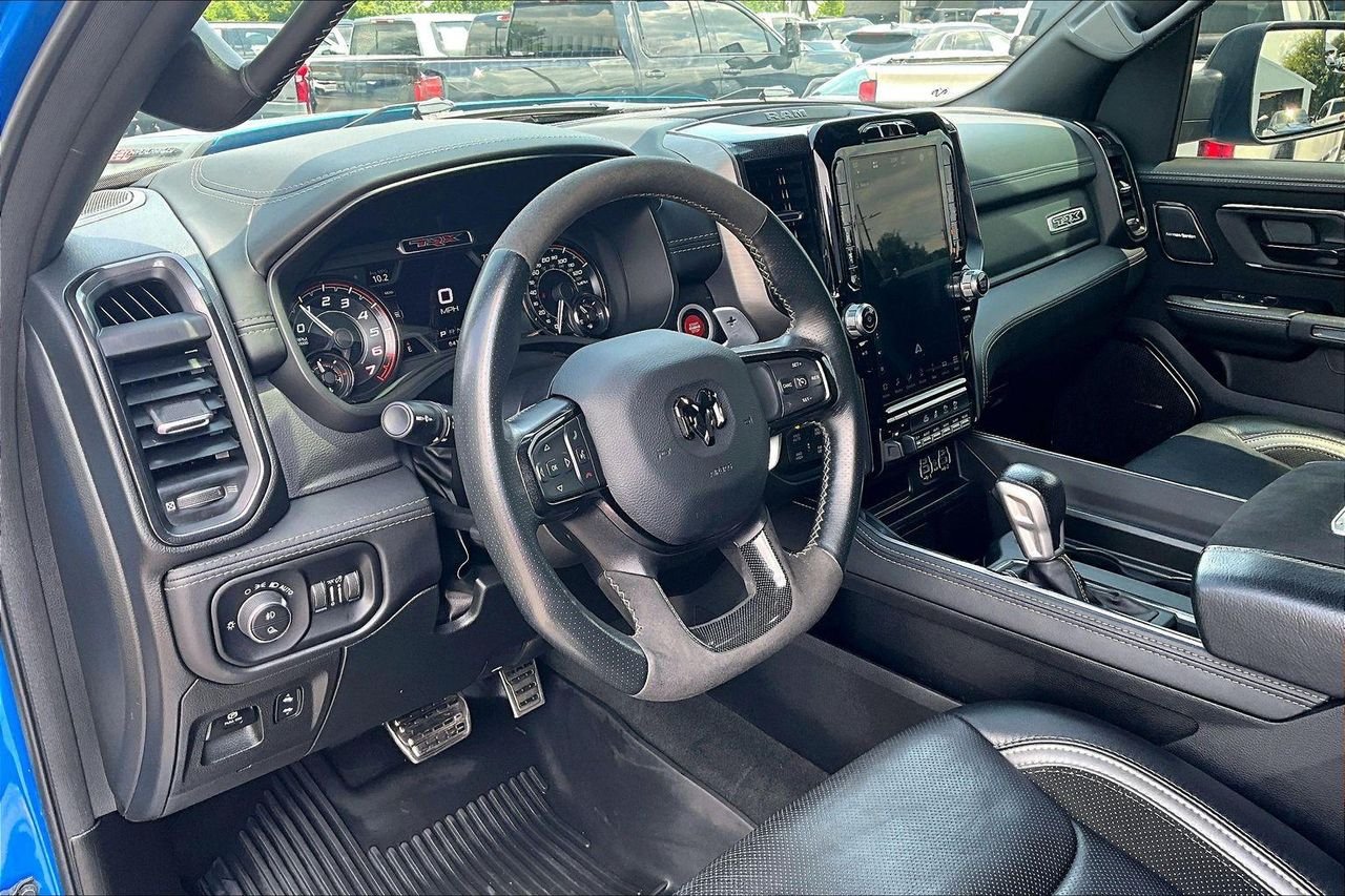 Used 2022 Hydro Blue Pearlcoat RAM TRX Crew Cab 4x4 57