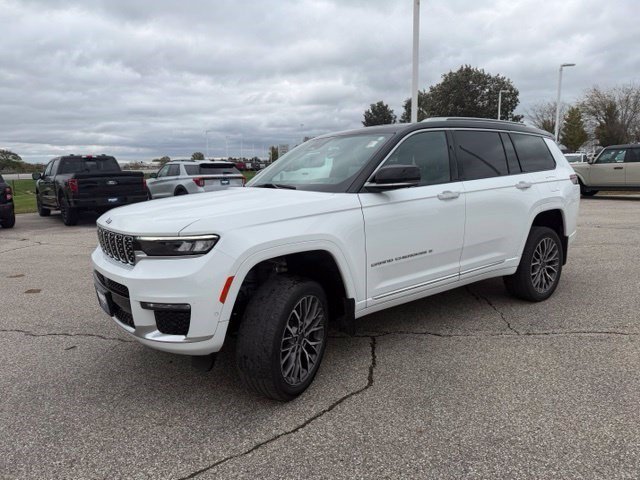 Used 2023 Bright White Clearcoat Jeep Summit Reserve image 3
