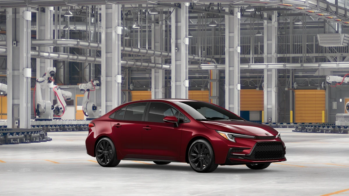 New 2026 Ruby Flare Pearl Toyota SE image 14