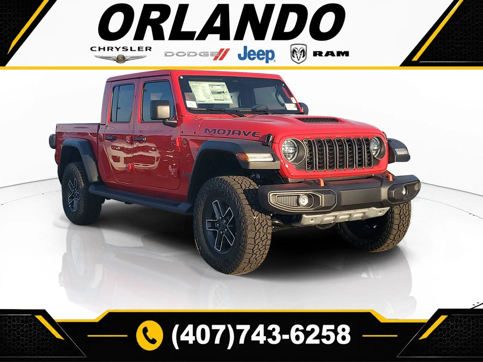 New 2026 Firecracker Red Clearcoat (DISC) Jeep Mojave image 1