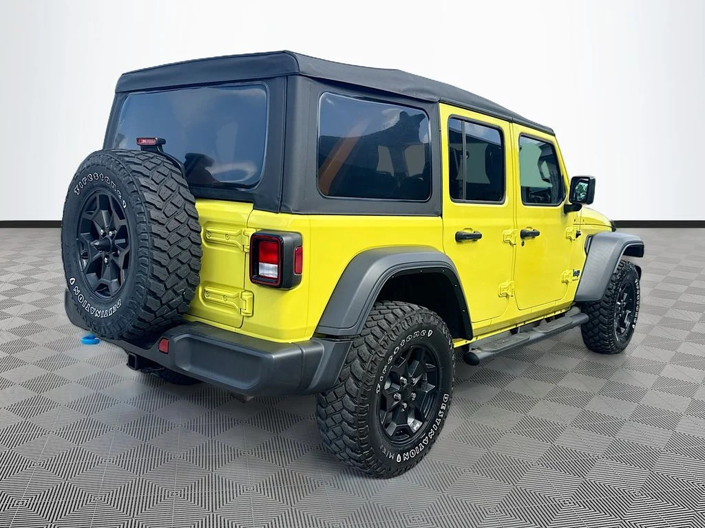 Used 2023 Yellow Jeep Willys 4xe image 6